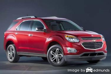 Insurance rates Chevy Equinox in Laredo