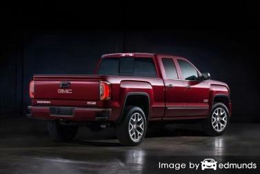 Insurance rates GMC Sierra in Laredo