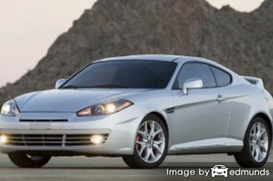 Insurance rates Hyundai Tiburon in Laredo