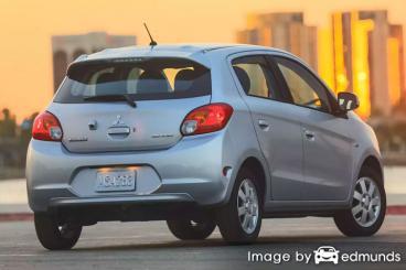 Insurance rates Mitsubishi Mirage in Laredo