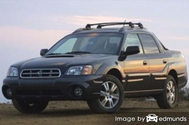 Insurance rates Subaru Baja in Laredo