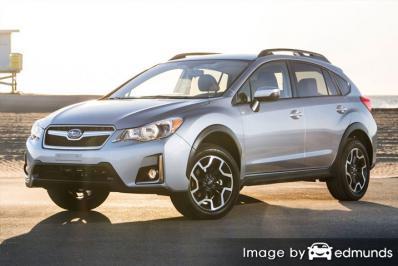Insurance rates Subaru Crosstrek in Laredo