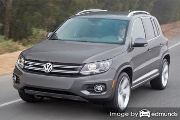Insurance rates Volkswagen Tiguan in Laredo